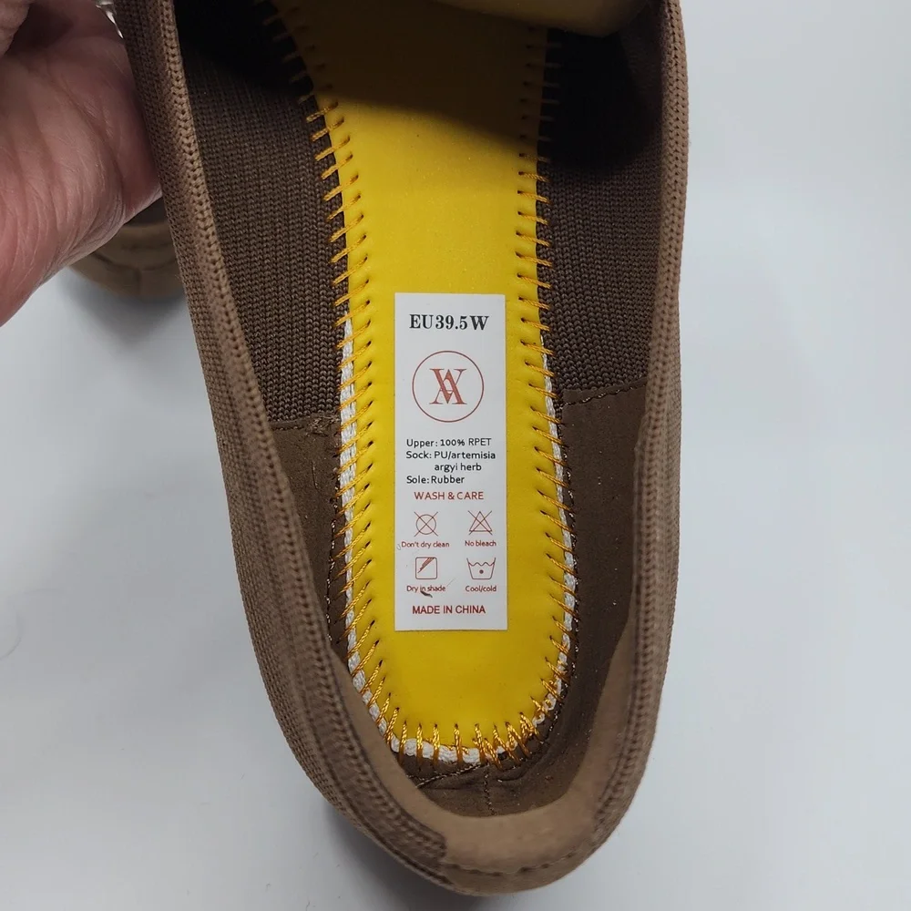 Vivaia Square Toe V- Cut Flats (Margo 2.0), 8.5 W, Espresso, New Without Box - Picture 7 of 7